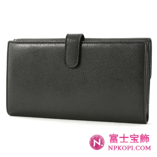 シャネル クルーズライン カメリア 長財布 ブラック A46509